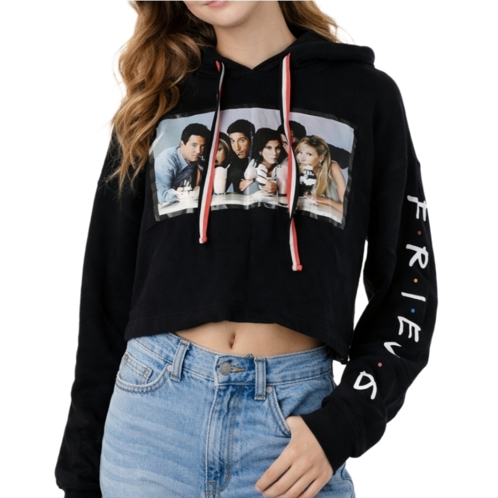 Friends Cropped Hoodie